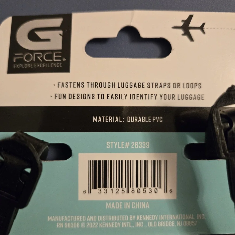 G Force Luggage Tags First Class Dog Lover Suitcase Address Name Spot Your Bags